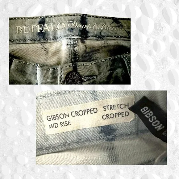 BUFFALO David Bitton Gibson Cropped Mid Rise 31" NWOT - Picture 8 of 9